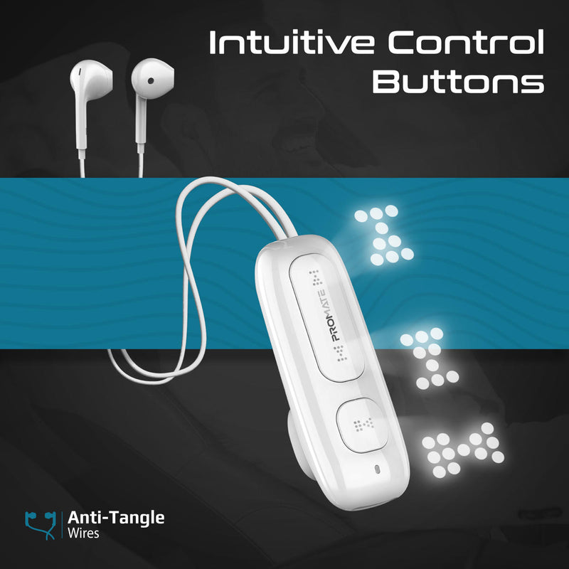 Promate Technologies - Clip-On High Fidelity Wireless Dynamic Earphones