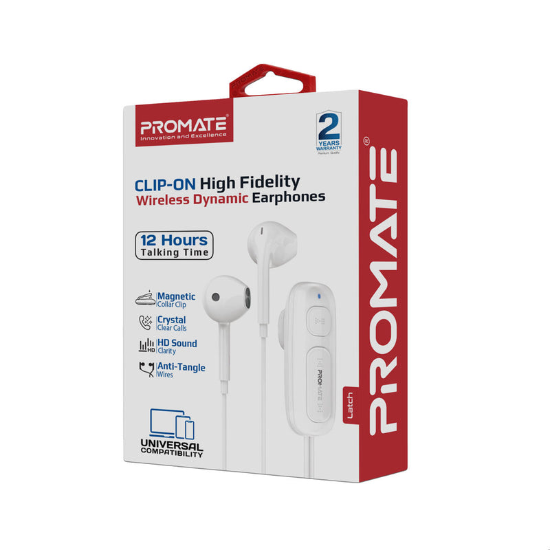 Promate Technologies - Clip-On High Fidelity Wireless Dynamic Earphones