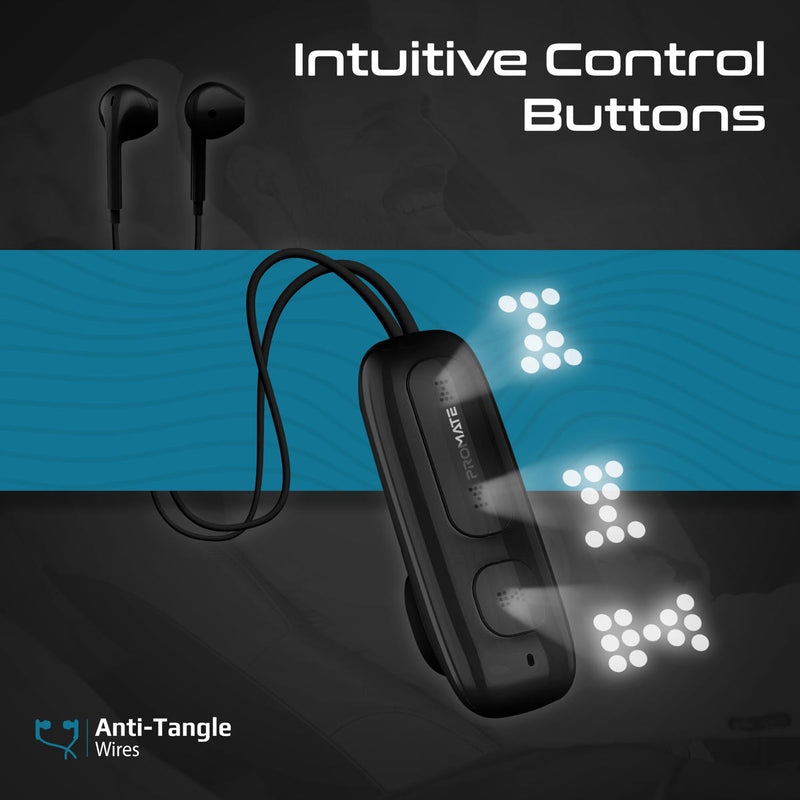 Promate Technologies - Clip-On High Fidelity Wireless Dynamic Earphones