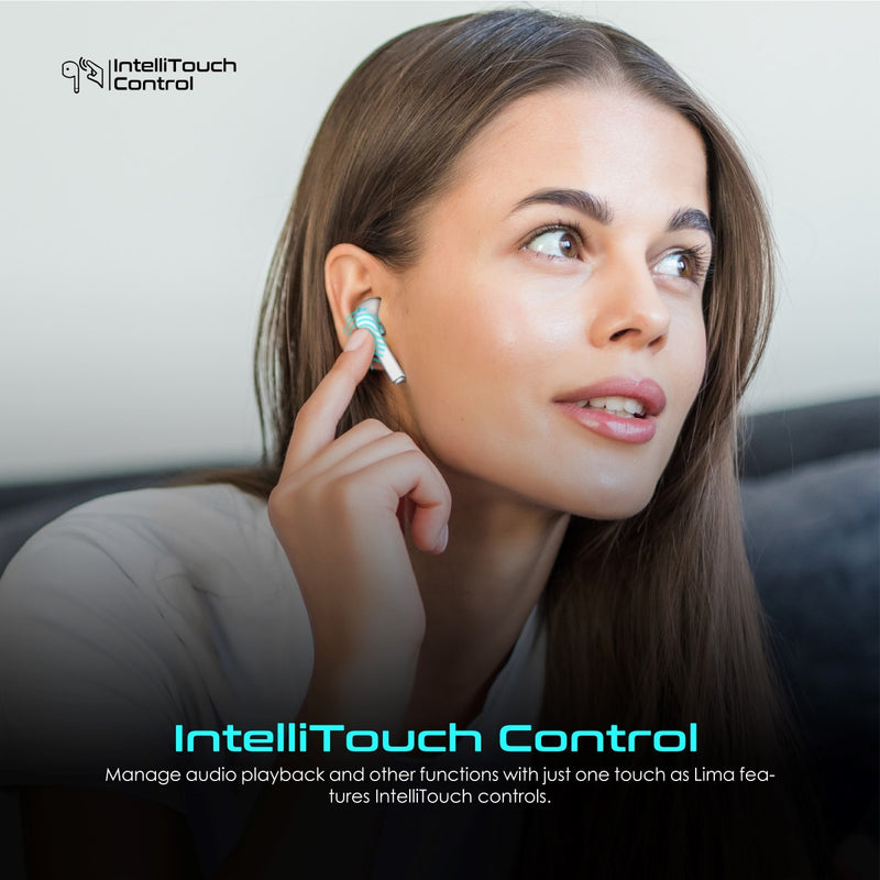 Promate Technologies - High Definition ENC TWS Wireless Earbuds with IntelliTouch