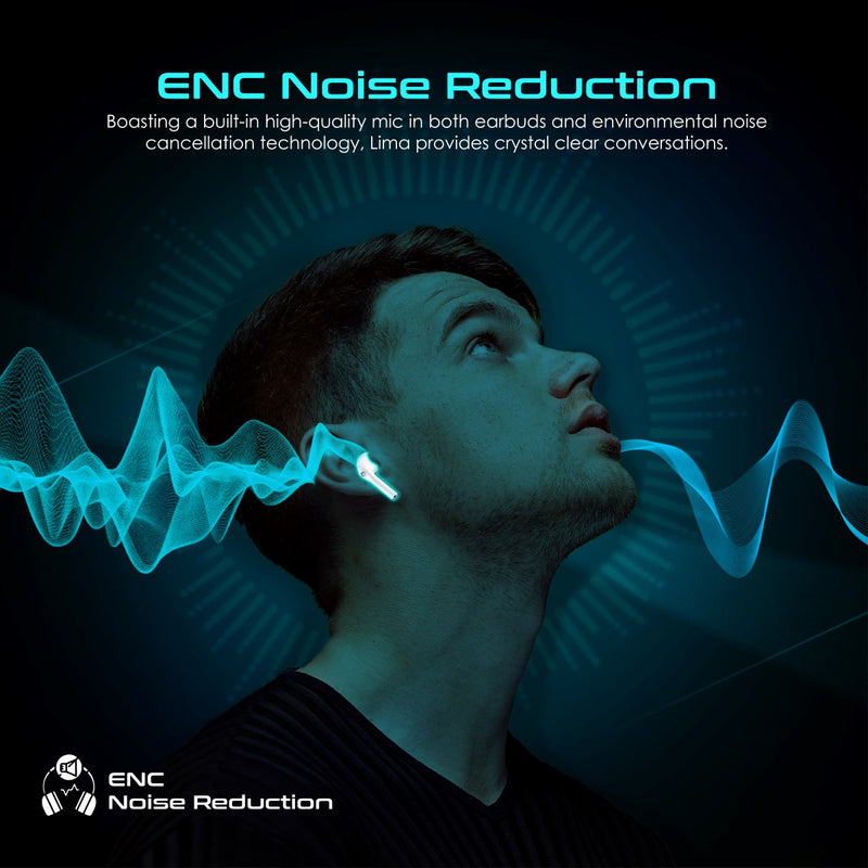 Promate Technologies - High Definition ENC TWS Wireless Earbuds with IntelliTouch