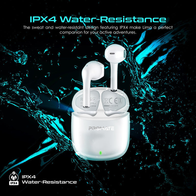 Promate Technologies - High Definition ENC TWS Wireless Earbuds with IntelliTouch