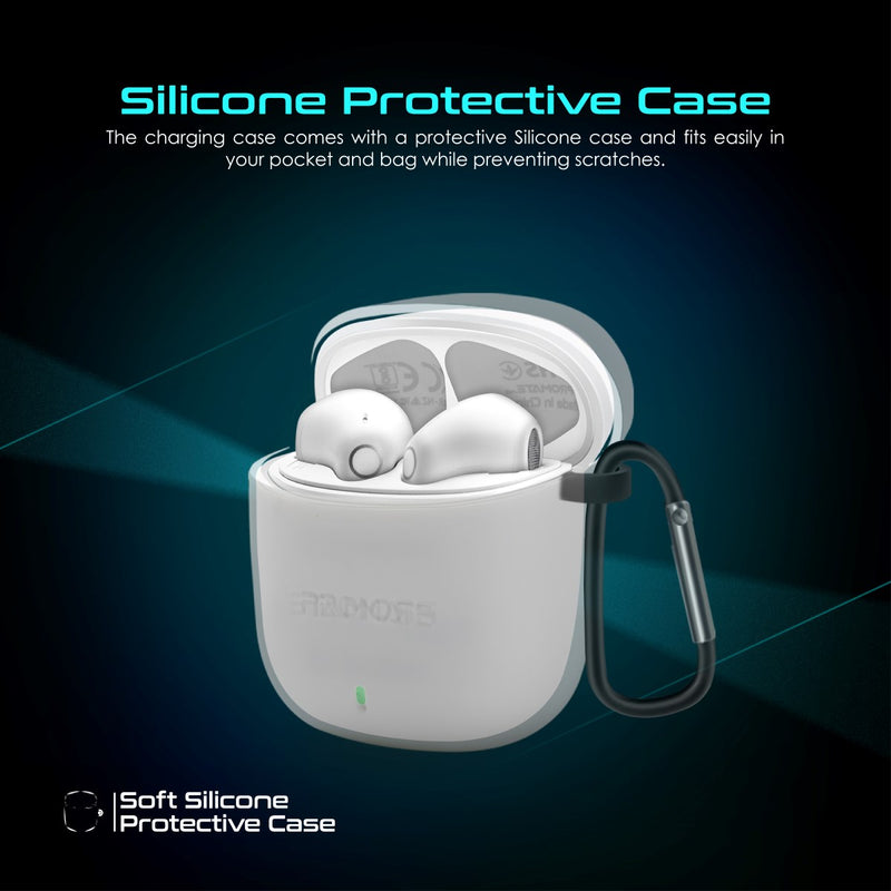 Promate Technologies - High Definition ENC TWS Wireless Earbuds with IntelliTouch