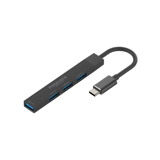 Promate Technologies - 4-in-1 Multi-Port USB-C Data Hub