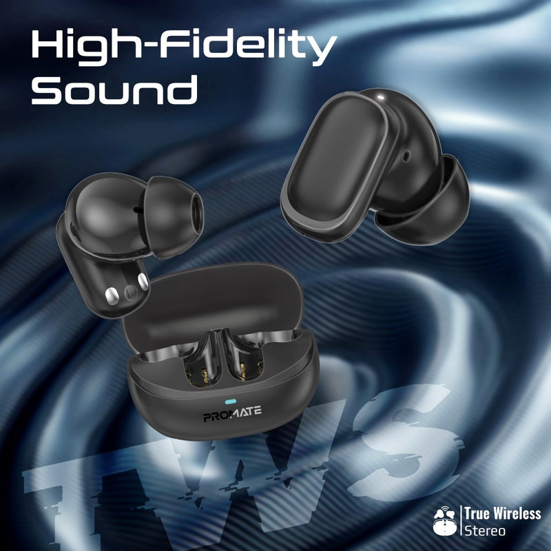 Promate Technologies - High-Definition TWS Earbuds with Intellitouch