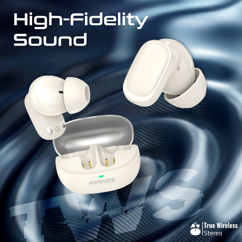 Promate Technologies - High-Definition TWS Earbuds with Intellitouch