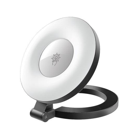Promate Technologies - Ultra-Slim MagSafe Compatible Rechargeable LED Ring Light