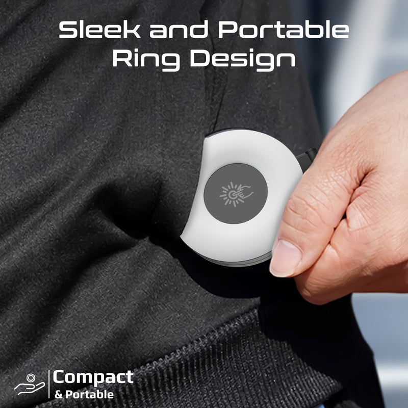 Promate Technologies - Ultra-Slim MagSafe Compatible Rechargeable LED Ring Light