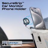 SecureGripª Cradleless Magnetic Smartphone Holder for Car Monitor