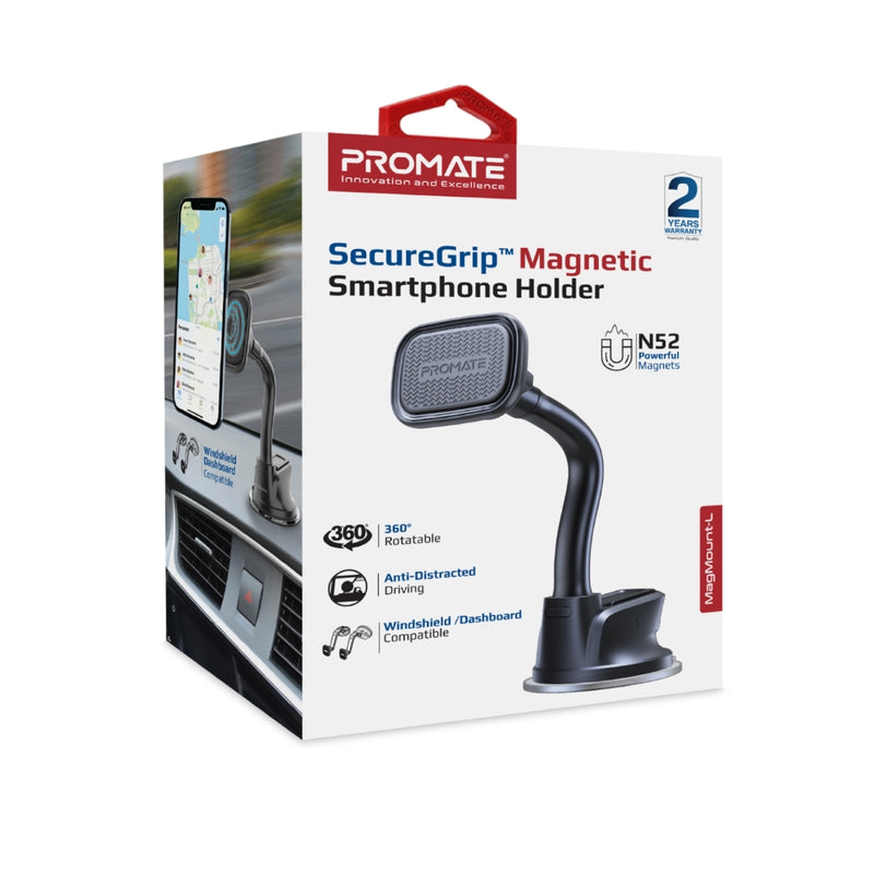 Promate Technologies - SecureGrip™ Magnetic Smartphone Holder