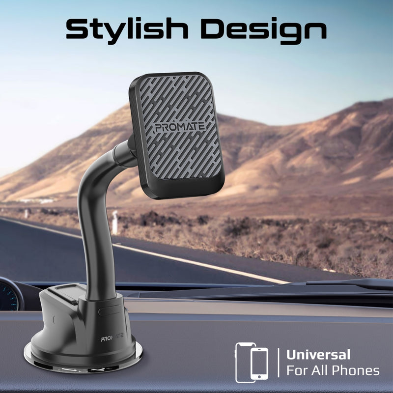 Promate Technologies - SecureGrip™ Gooseneck Magnetic Smartphone Mount