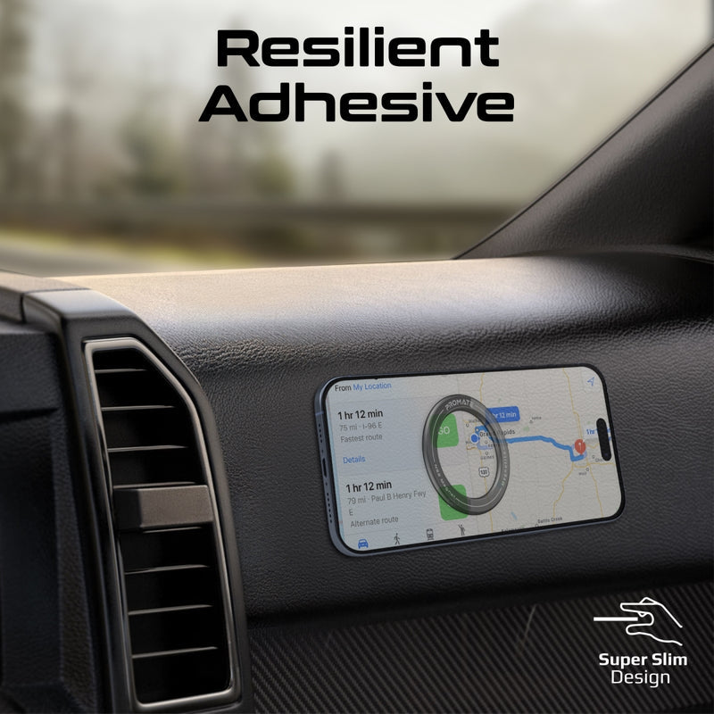 Promate Technologies - 360 Degrees MagSafe Compatible Phone Magnetic Mount