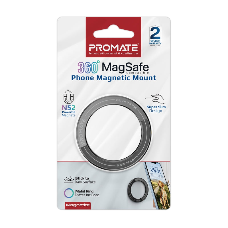 Promate Technologies - 360 Degrees MagSafe Compatible Phone Magnetic Mount