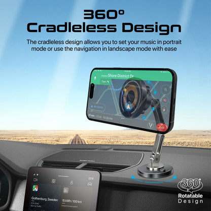 SecureGrip ™ 360° Cradleless 15W Magsafe Compatible Wireless Car Charger