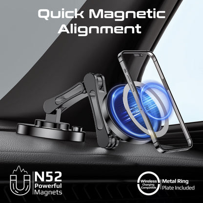 Promate Technologies - SecureGrip™ 360° Cradleless Magnetic Smartphone Holder