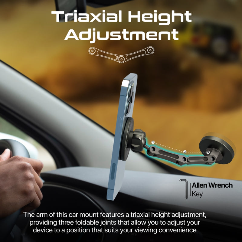 Promate Technologies - SecureGrip™ 360° Cradleless Magnetic Smartphone Holder