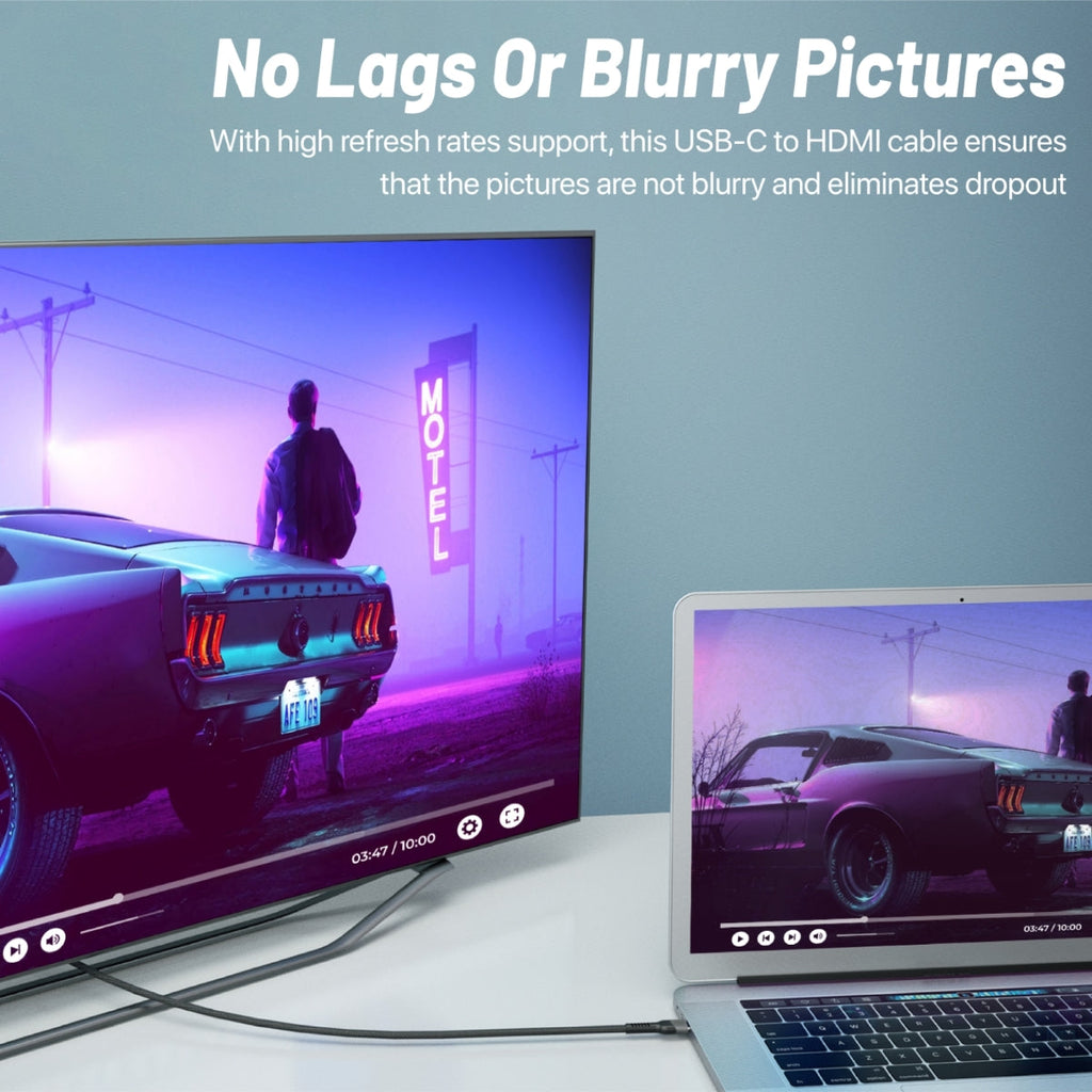 8K CrystalClarity™ USB-C to HDMI Cable