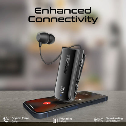 Dynamic High-Definition Bluetooth 5.3 Retractable Mono ENC Earphone