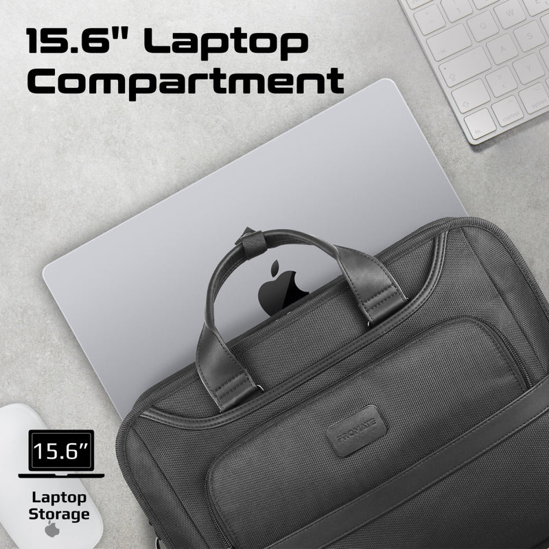 Promate Technologies -  SecureStorage 15.6” Laptop Bag with Large Compartments