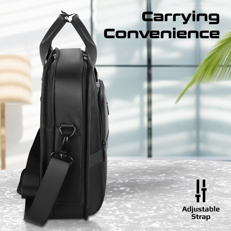 Promate Technologies -  SecureStorage 15.6” Laptop Bag with Large Compartments