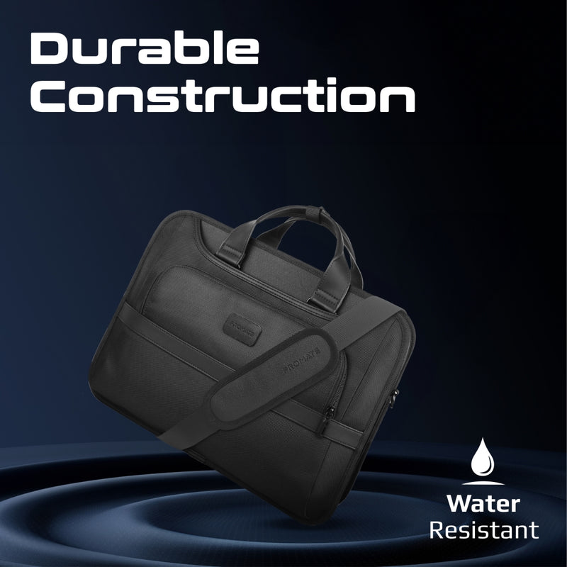 Promate Technologies -  SecureStorage 15.6” Laptop Bag with Large Compartments