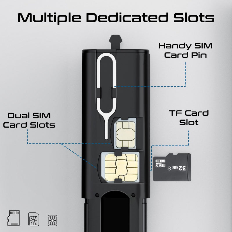 Promate Technologies - Compact All in 1 Charging Cable and Travel Kit