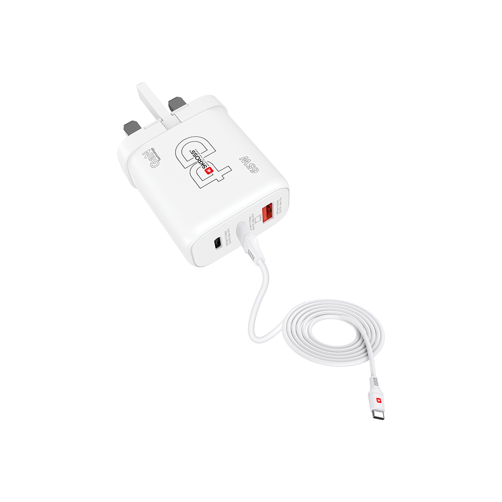 Power Charger 65W GaN Combo+ UK