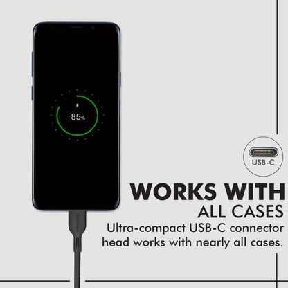 Anti-Tangle High Tensile Strength USB-C Cable