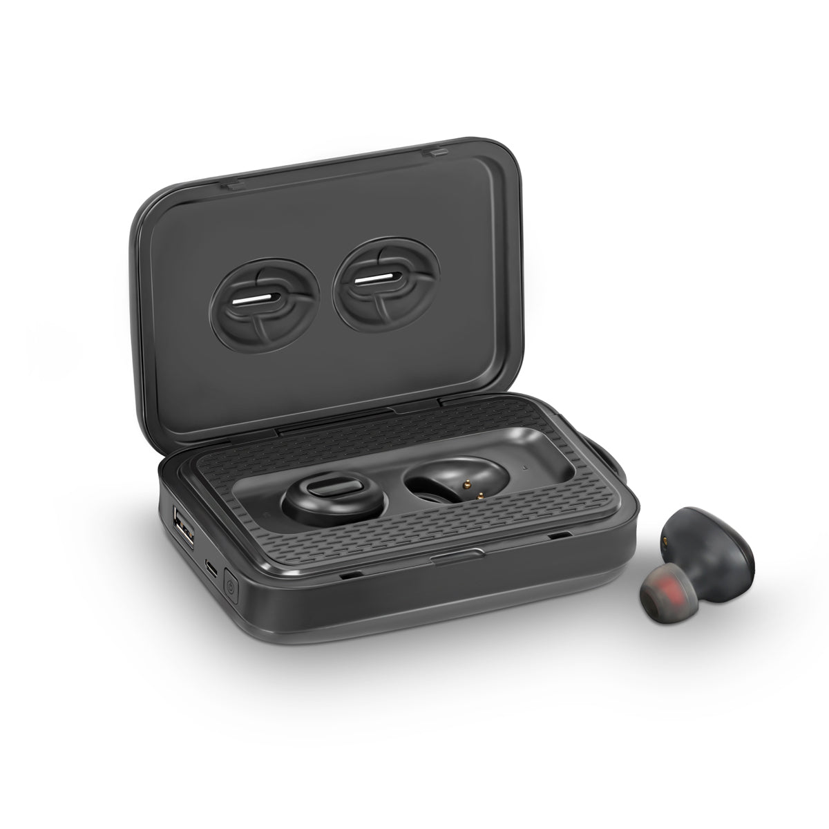 PowerBeat Black, Silver