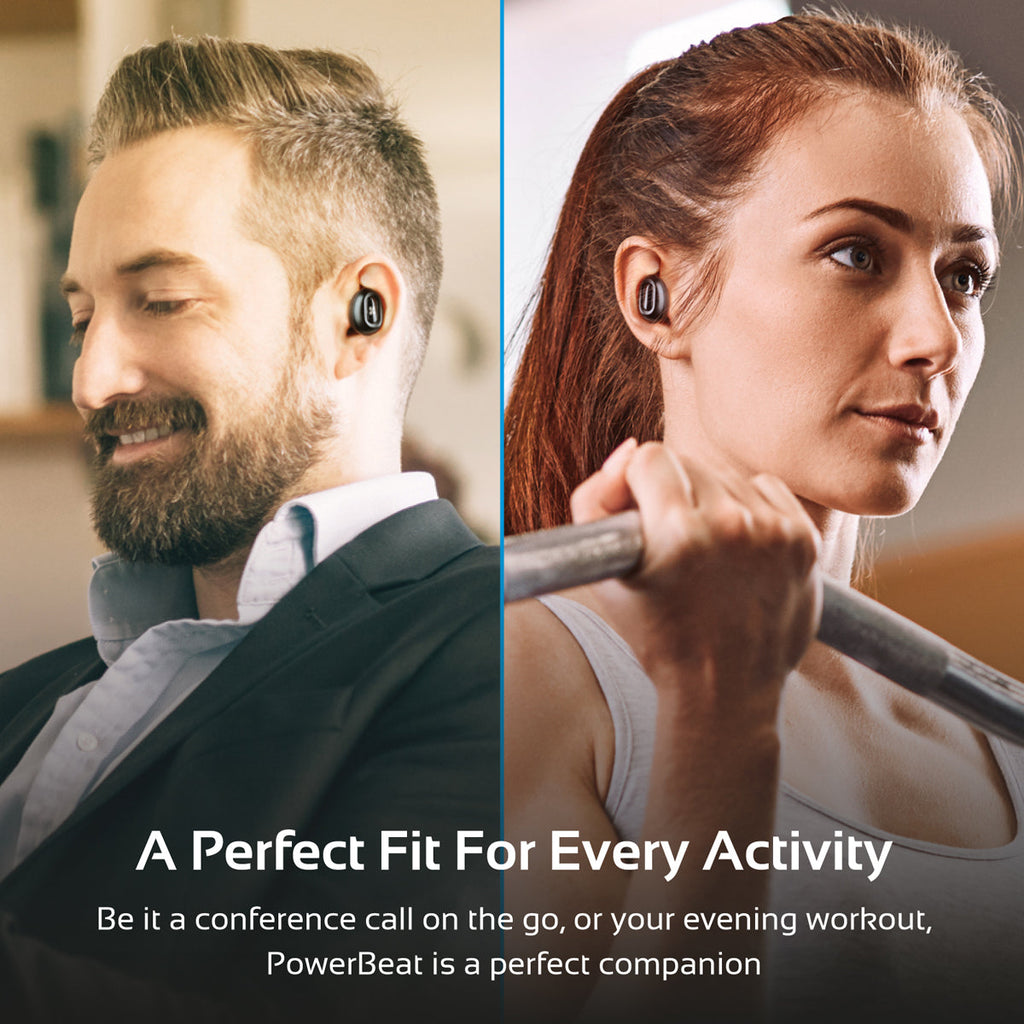 PowerBeat Black, Silver