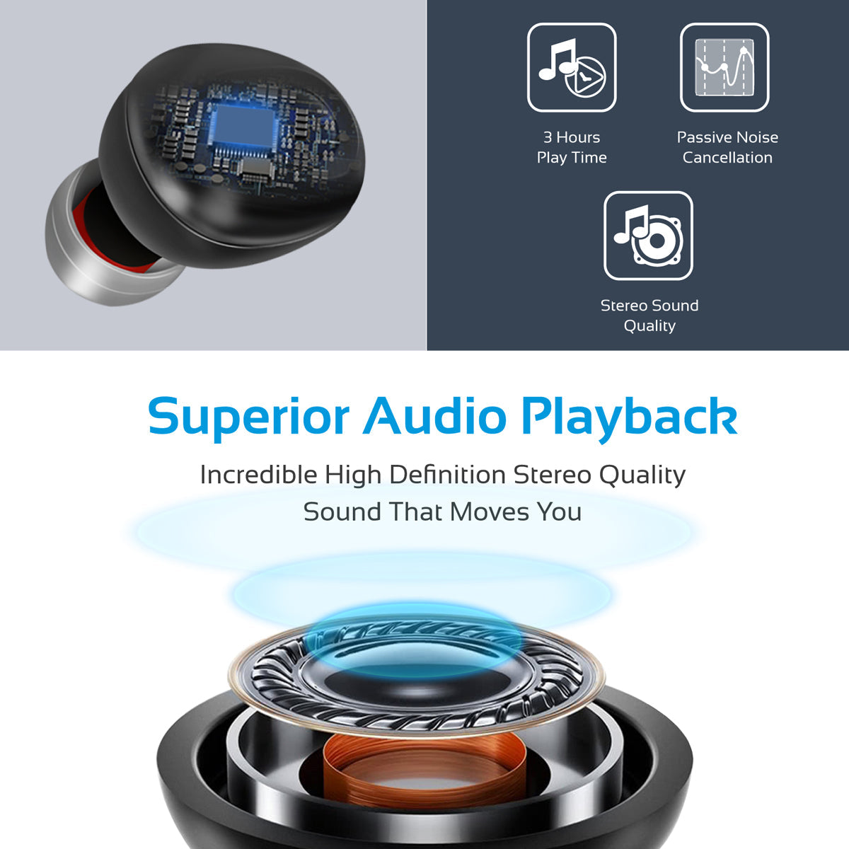 PowerBeat Black, Silver