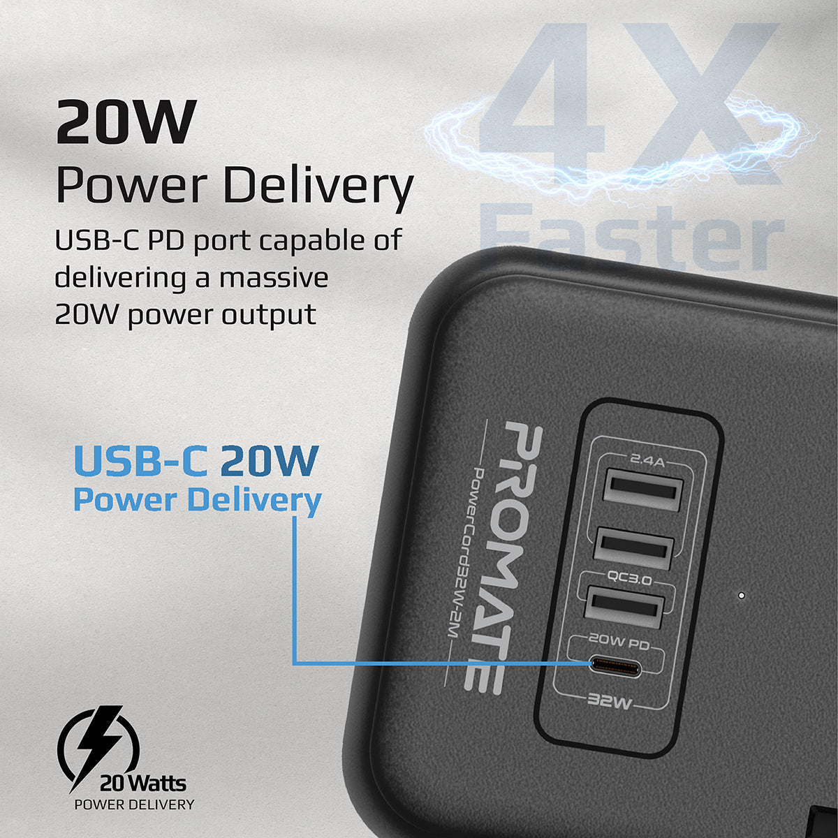 PowerCord32W-4M