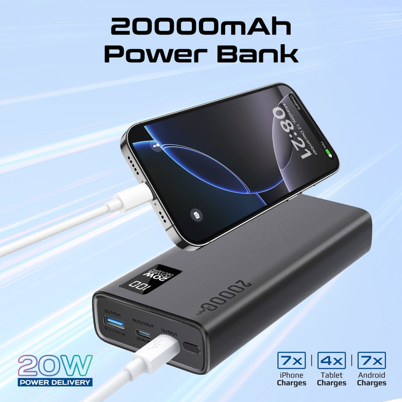 Promate Technologies - 7 in 1 Portable Essential Electronic Accessories Travel Kit