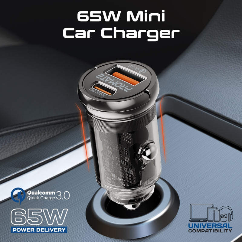 Promate Technologies - 7 in 1 Portable Essential Electronic Accessories Travel Kit