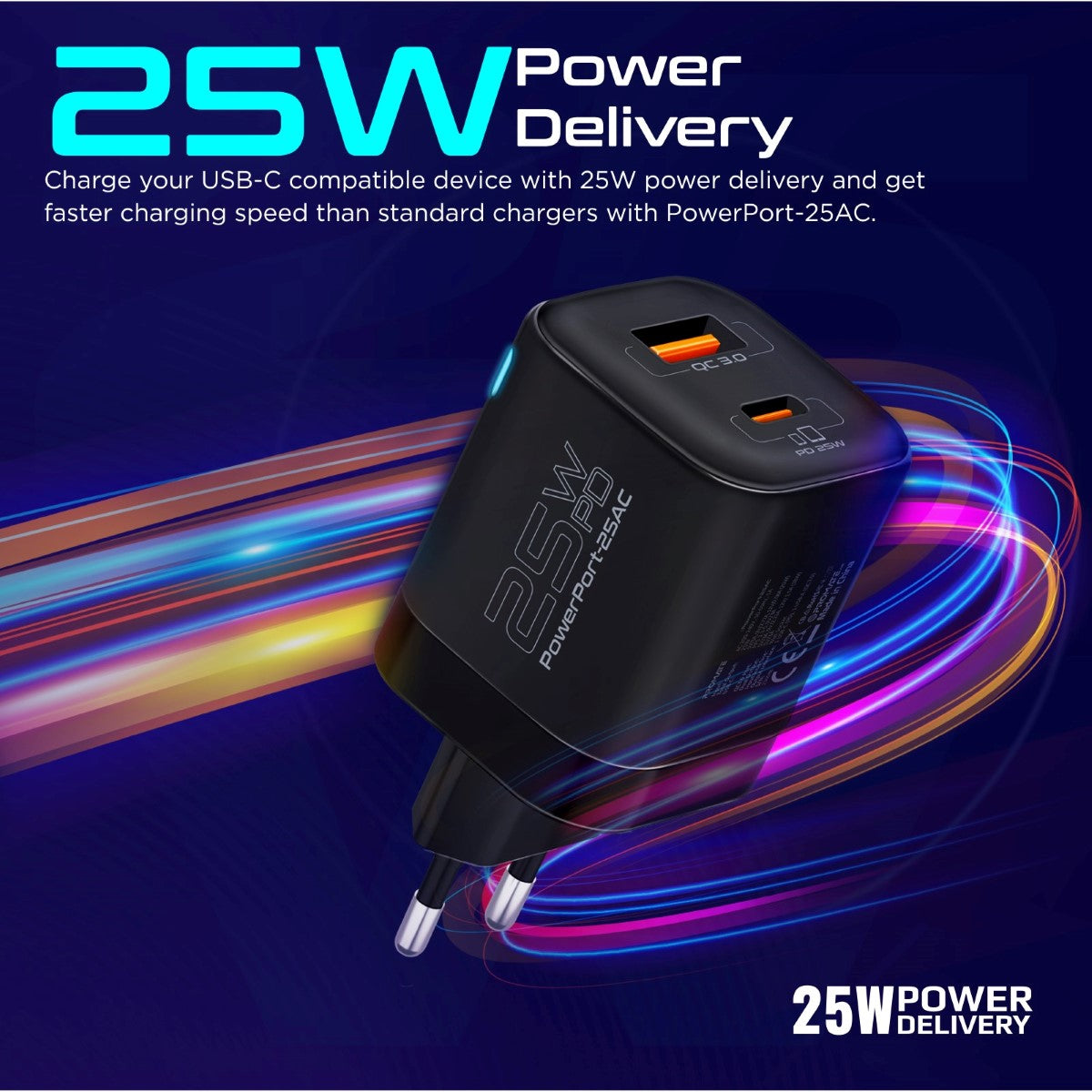 PowerPort-25AC Black EU