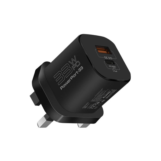 Promate Technologies -  33W Power Delivery GaNFast™ Charging Adapter