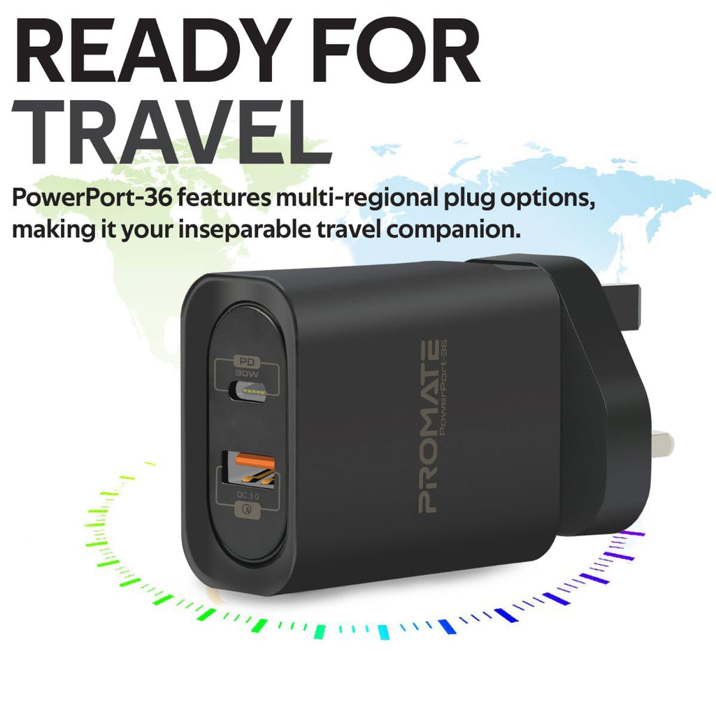 PowerPort-36 UK Black