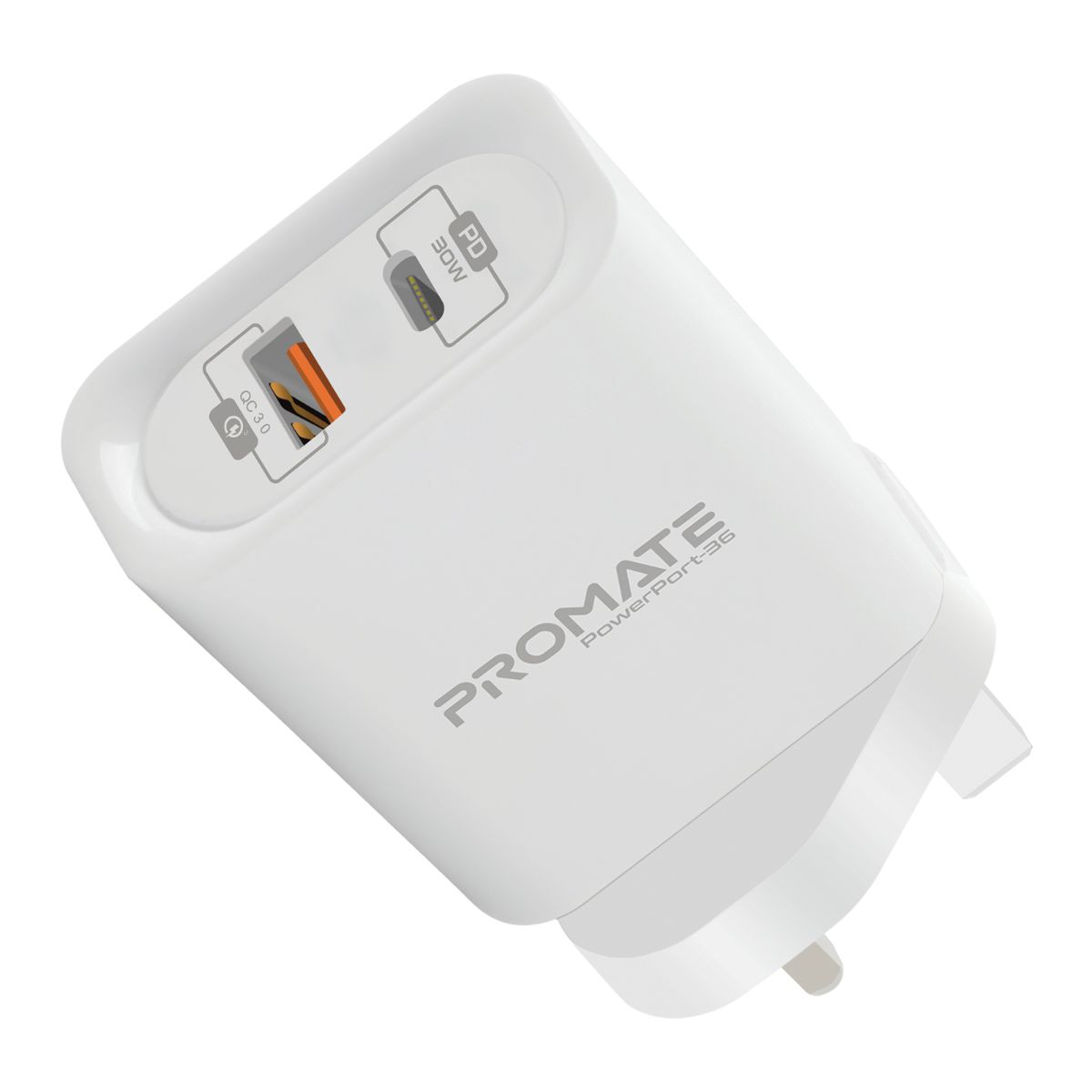 PowerPort-36 UK White