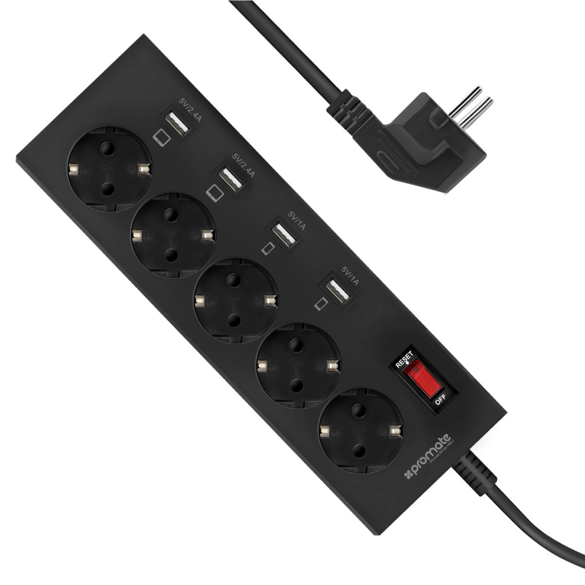 PowerStrip-4EU Black