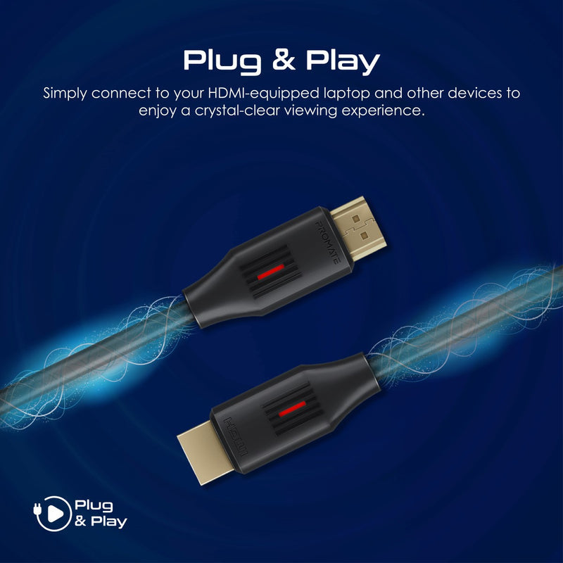 Promate Technologies -  Ultra-High Definition 4K@60Hz HDMI® Audio Video Cable