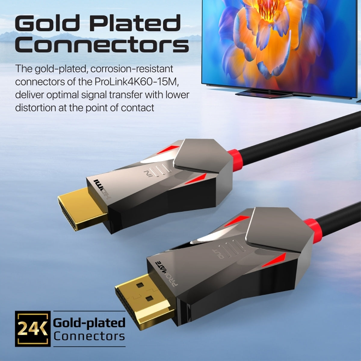 Unidirectional HD 4K@60Hz HDMI Audio Video Cable