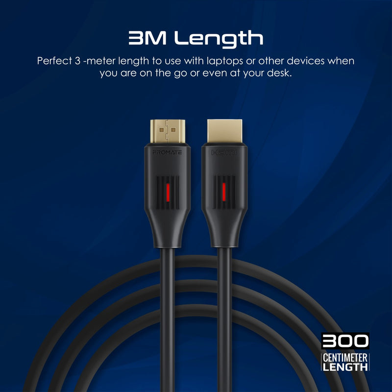 Promate Technologies -  Ultra-High Definition 4K@60Hz HDMI® Audio Video Cable