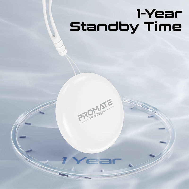 Promate Technologies - Ultra-compact Smart Precision Tracking Wireless Tag for Apple Find My