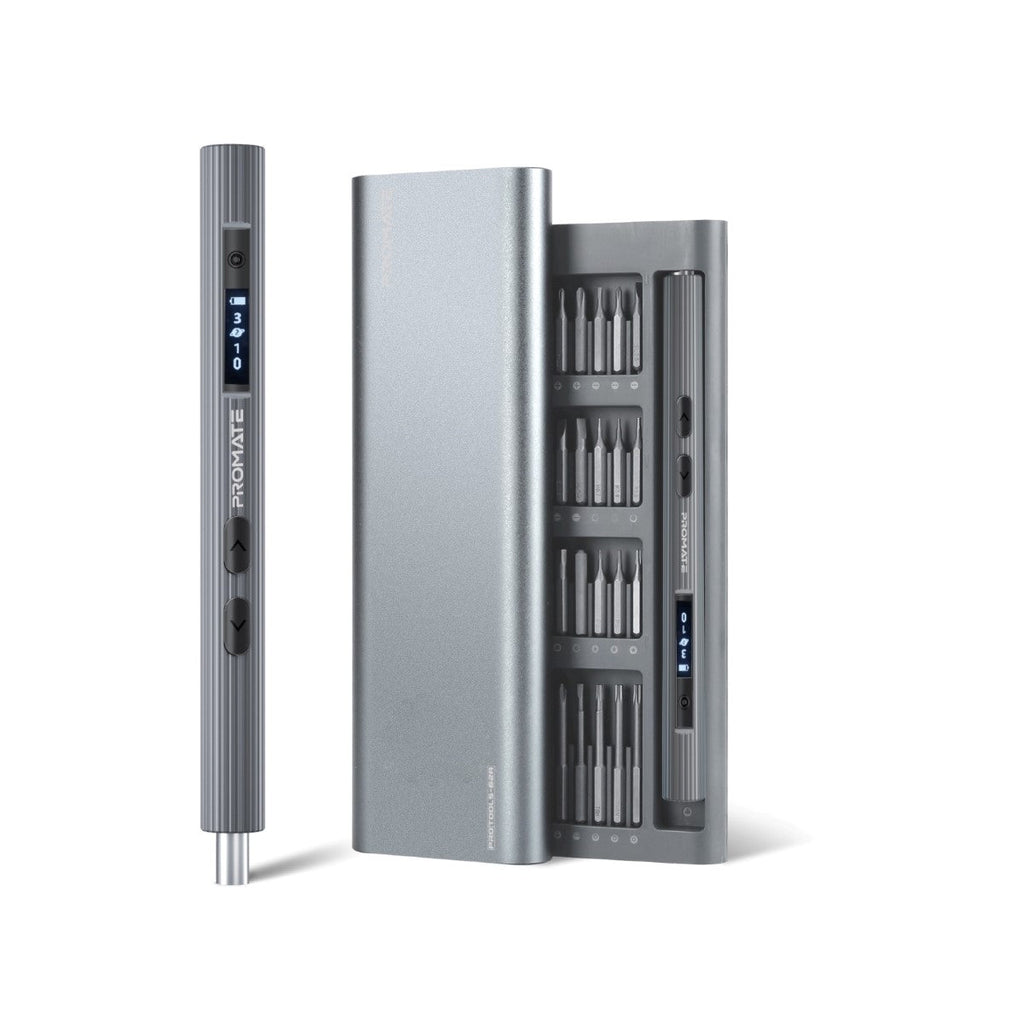 62-Pieces Cordless Electric Screwdriver Kit with LED Fill Light