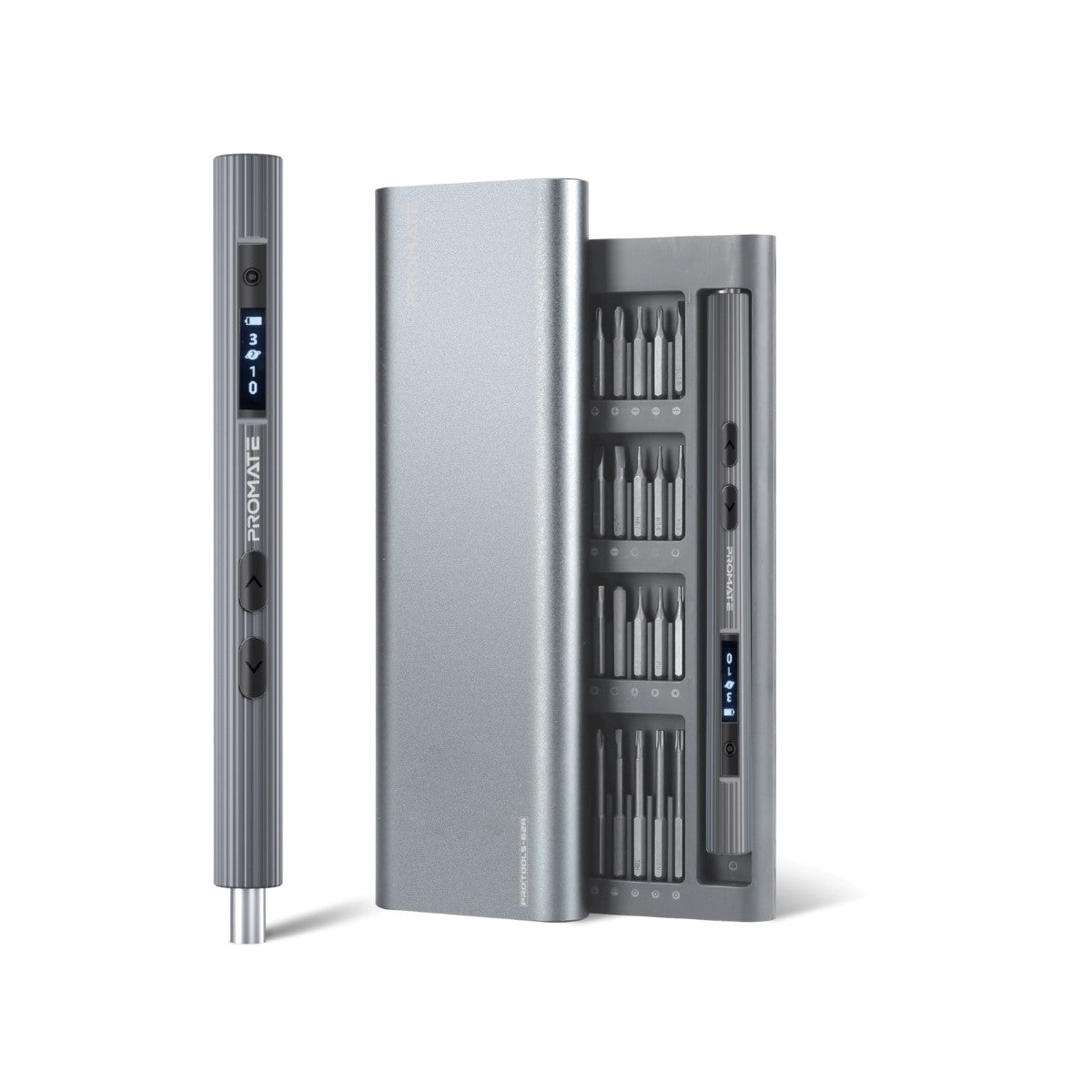 62-Pieces Cordless Electric Screwdriver Kit with LED Fill Light