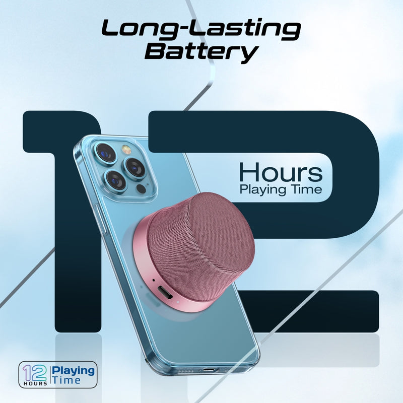 Promate Technologies - High-Fidelity Mini Bluetooth Speaker with MagSafe Compatible Base