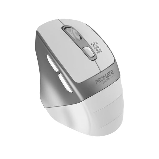 Promate Technologies - 2.4GHz Ergonomic 2200 DPI Silent Click Wireless Mouse