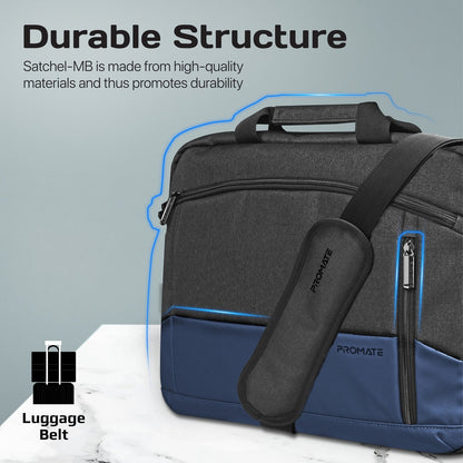 SleekComfort™ 15.6" Laptop Messenger Bag with Multiple Compartments