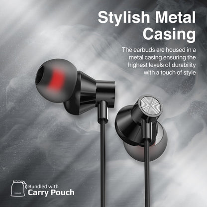 Promate Technologies - Ergonomic In-Ear USB-C Wired Stereo Earphones