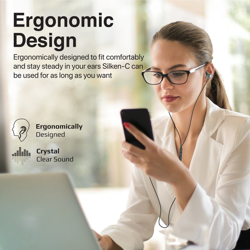 Promate Technologies - Ergonomic In-Ear USB-C Wired Stereo Earphones